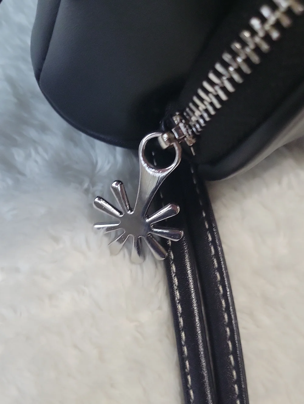 dELiA*S By Dolls Kill Mini Black Faux Leather Backpack with Butterfly Applique